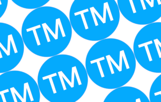 Blue Trademark Symbols Blog Cover